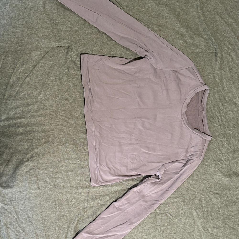 Garage Light Purple Long Sleeve Sweatshirt